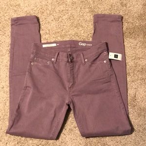 Gap Authentic True Skinny Purple Jeans